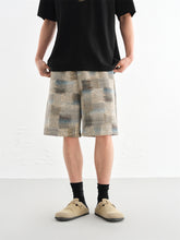 Men's Colorblock Jacquard Knit Shorts